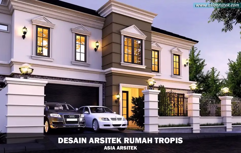 Rumah Tropis Modern 18x20
