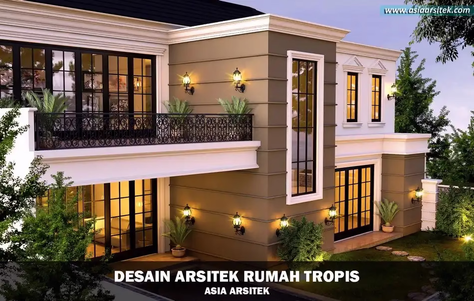 Rumah Tropis Modern 18x20