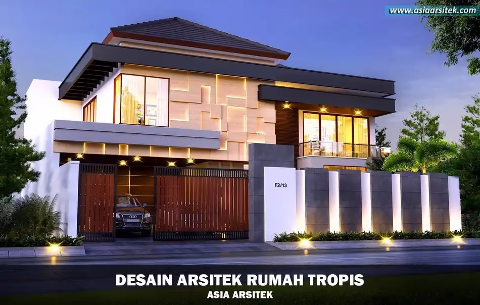 Rumah Tropis Modern 20x30 m