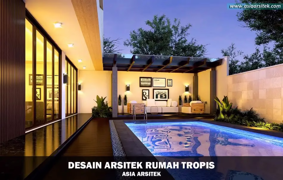 Rumah Tropis Modern 3 Lantai di Makassar