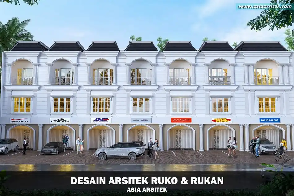 Arsitek Desain Ruko Classic Mediterania