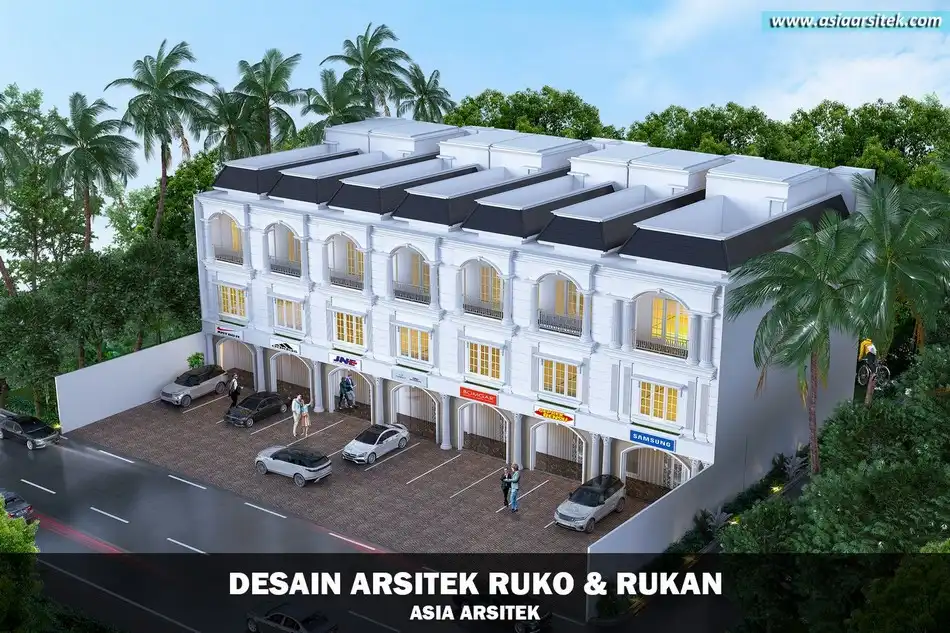 Arsitek Desain Ruko Classic Mediterania
