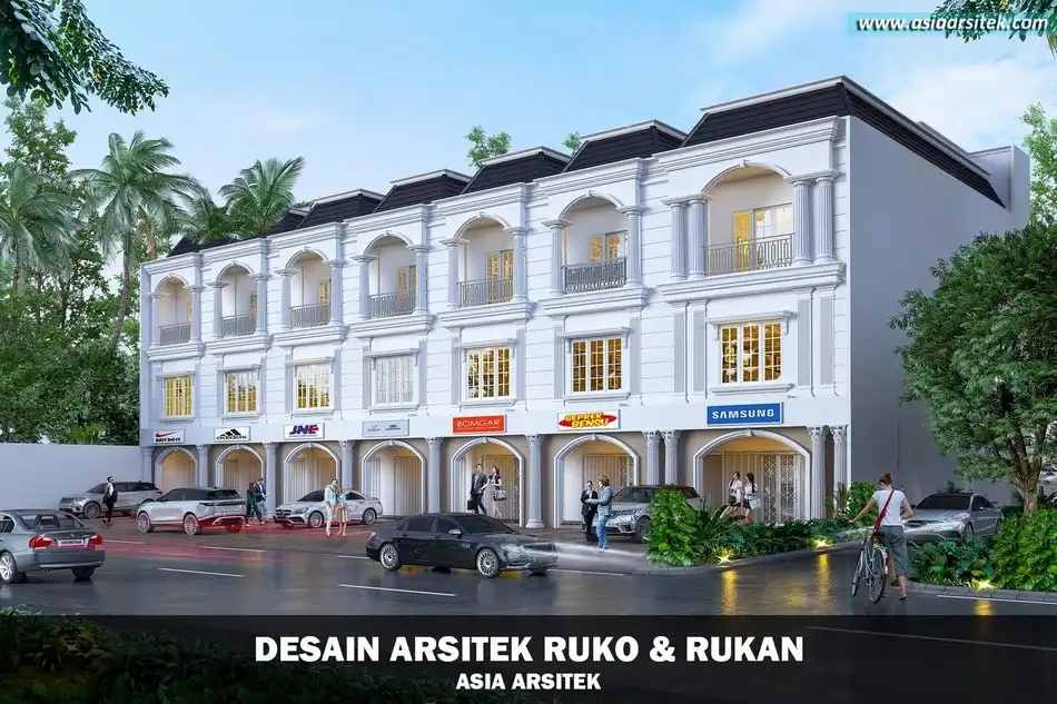 Arsitek Desain Ruko Classic Mediterania