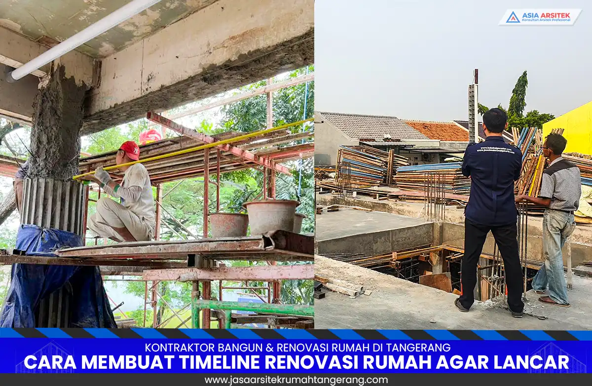 timeline renovasi rumah Tangerang
