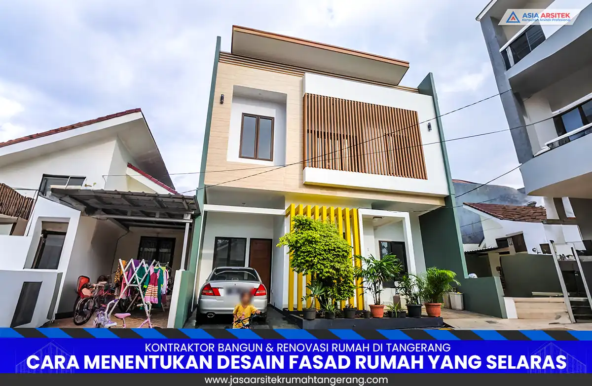 desain fasad rumah Tangerang