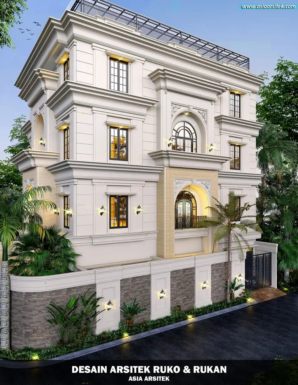 Desain Rukan 5 Lantai PIK