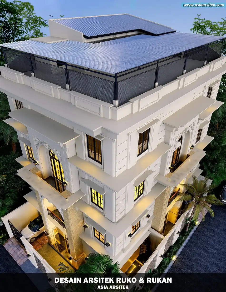 Desain Rukan 5 Lantai PIK