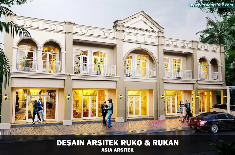 Desain Ruko 2 Lantai Margoyoso Pati