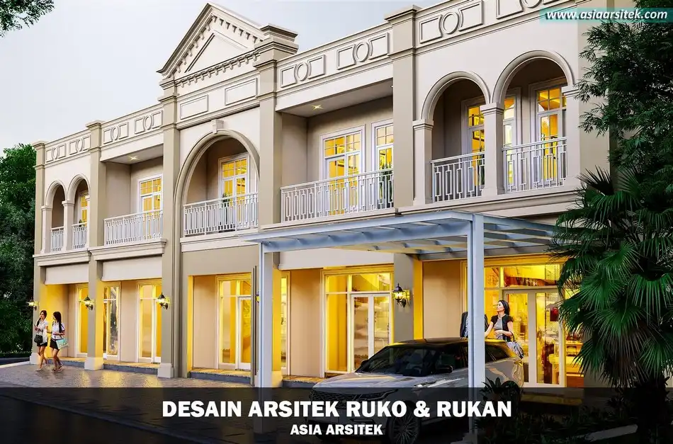 Desain Ruko 2 Lantai Margoyoso Pati