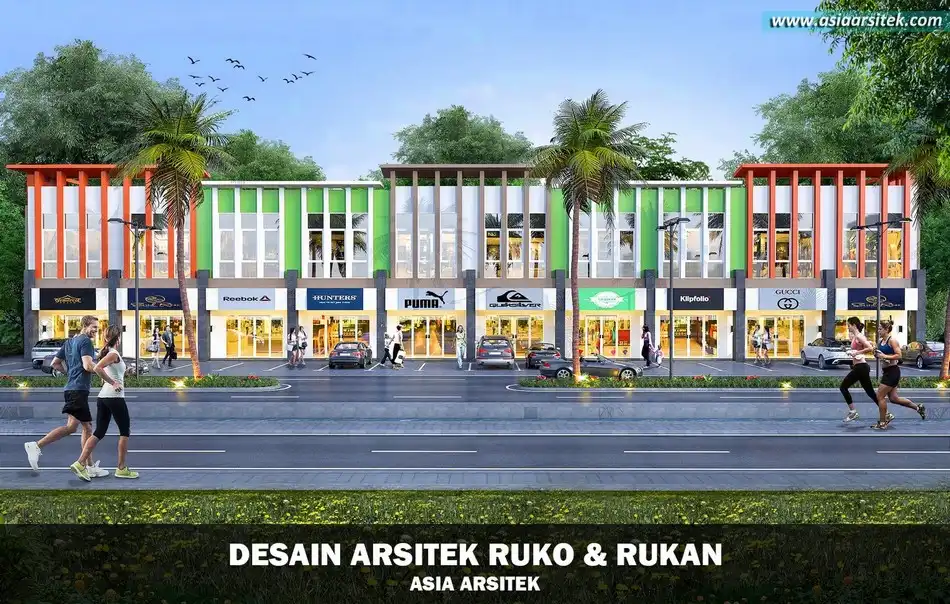 Desain Ruko 2 Lantai Pulogadung