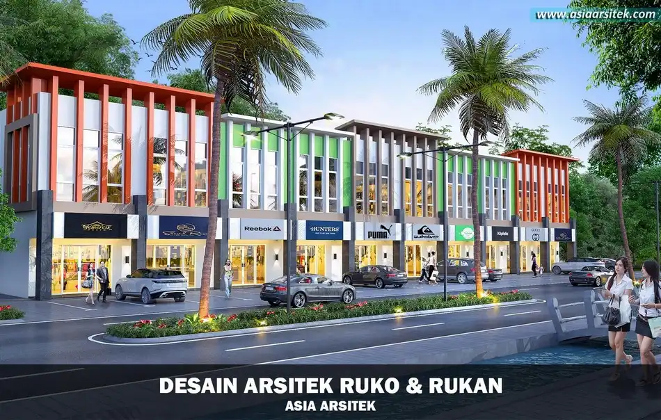 Desain Ruko 2 Lantai Pulogadung