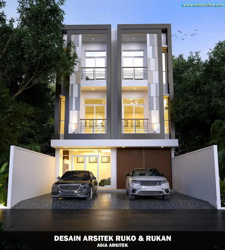 Desain Ruko 3 Lantai