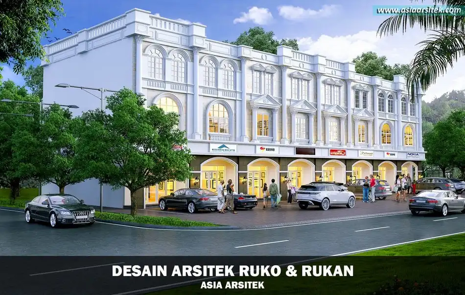 Desain Ruko 3 Lantai Bintaro