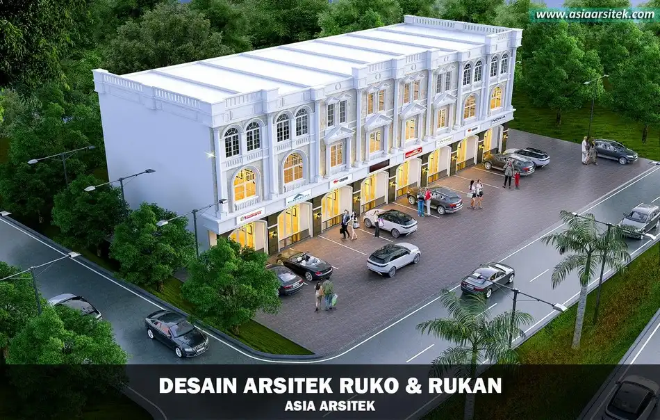 Desain Ruko 3 Lantai Bintaro