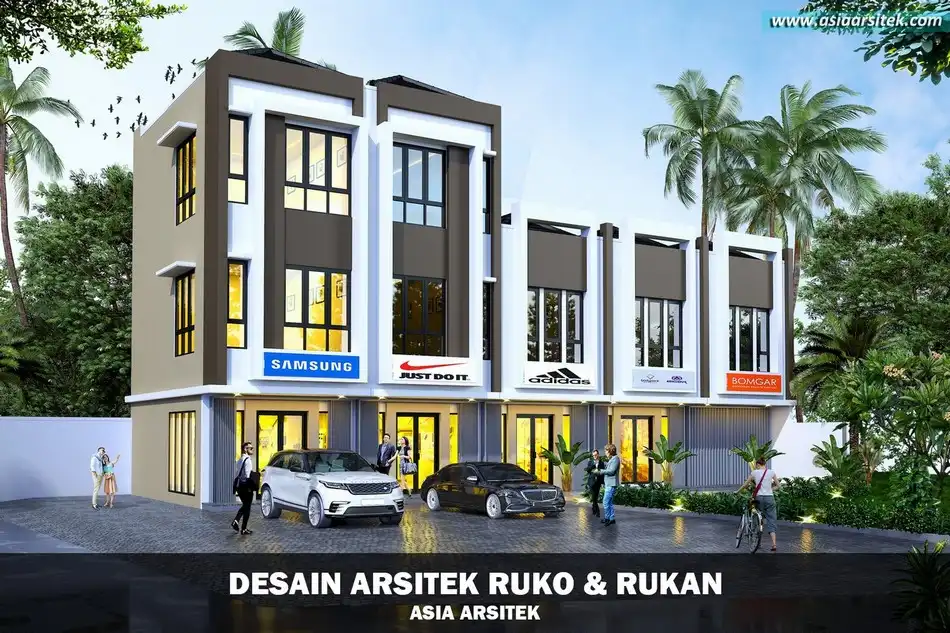 Desain Ruko 3 Lantai Pekapuran Depok