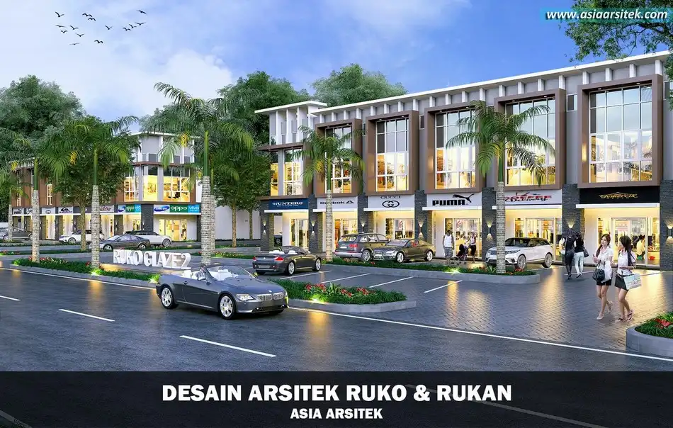 Desain Ruko Minimalis 2 Lantai
