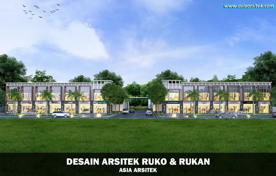 Desain Ruko Minimalis 2 Lantai