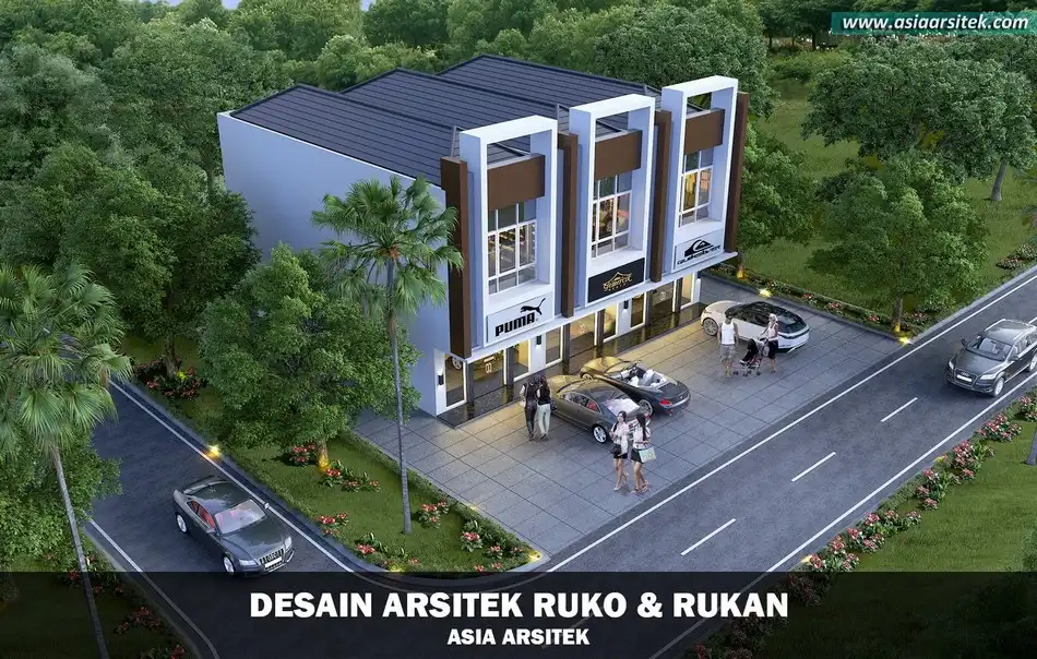Desain Ruko Minimalis 2 Lantai Bandung