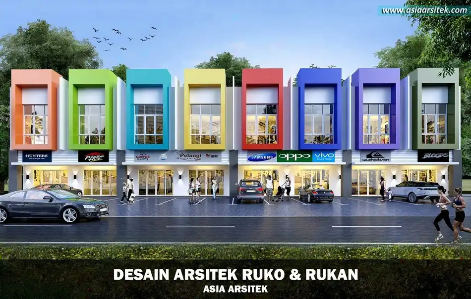 Desain Ruko Minimalis 2 Lantai Surabaya