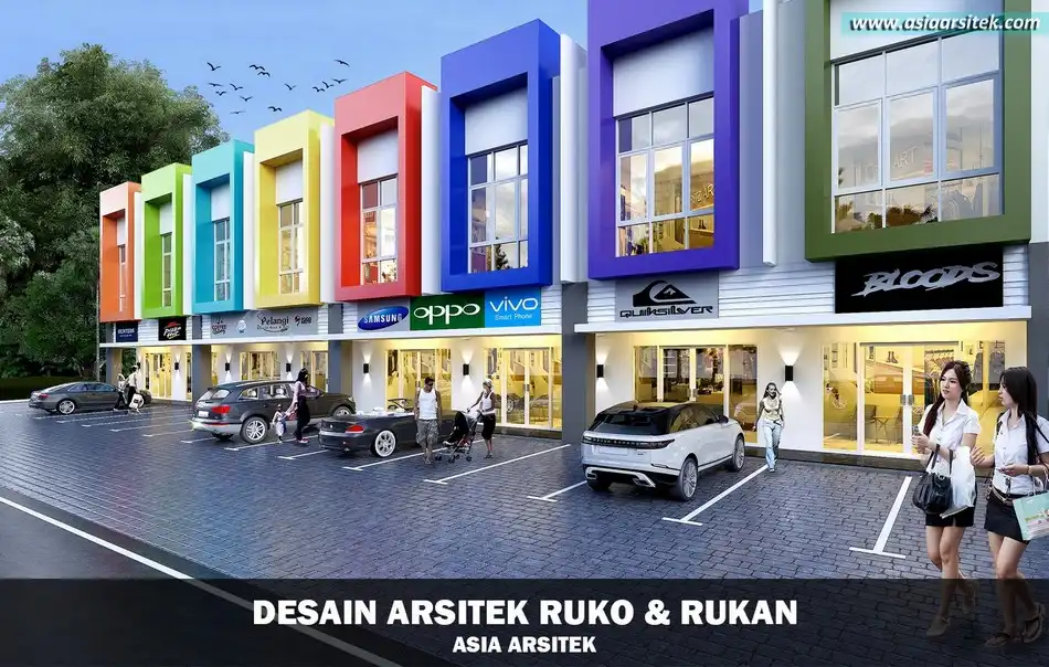 Desain Ruko Minimalis 2 Lantai Surabaya