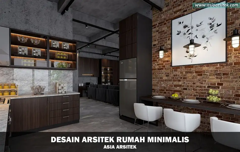 Desain Rumah Industrial 3 Lantai