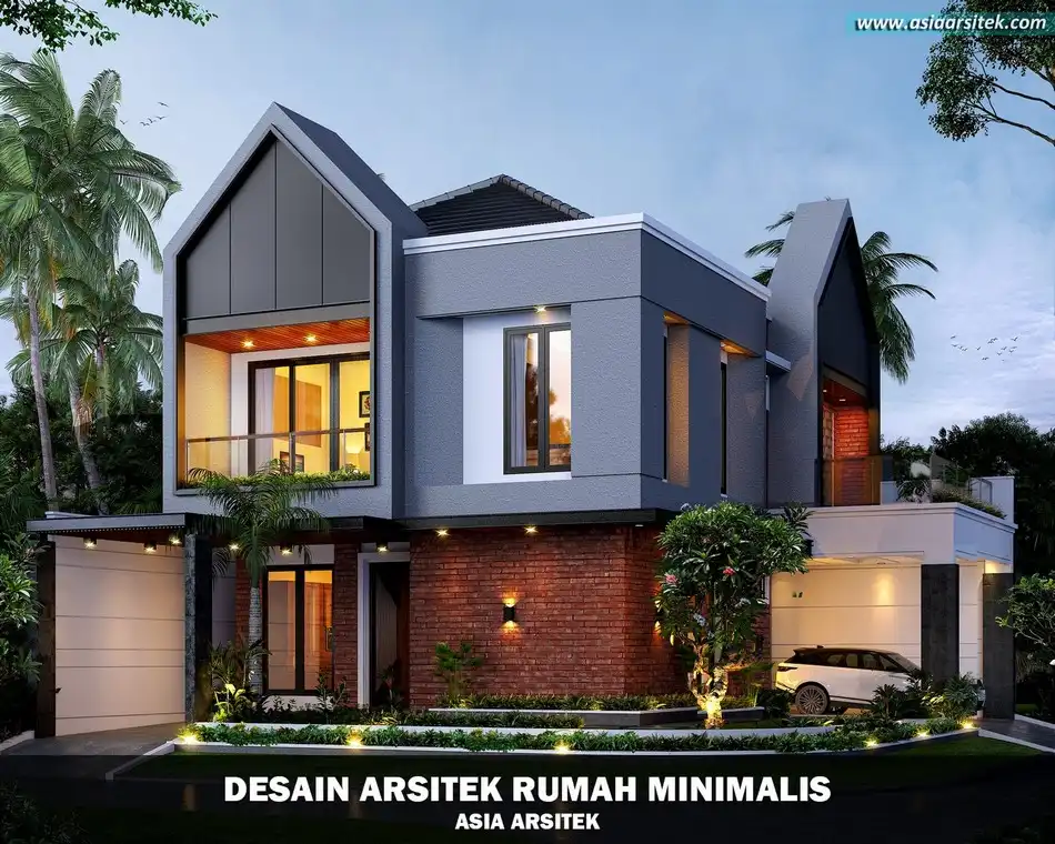 Desain Rumah Industrial Minimalis