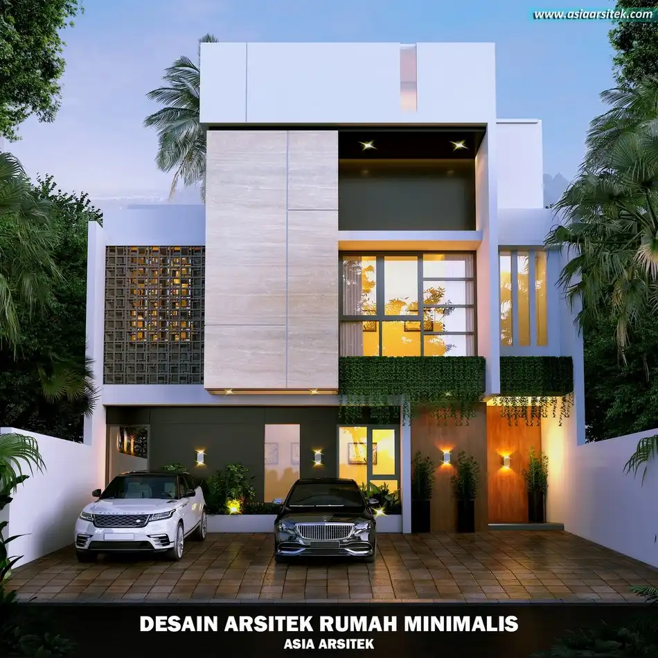 Desain Rumah Industrial Minimalis Jakarta Selatan