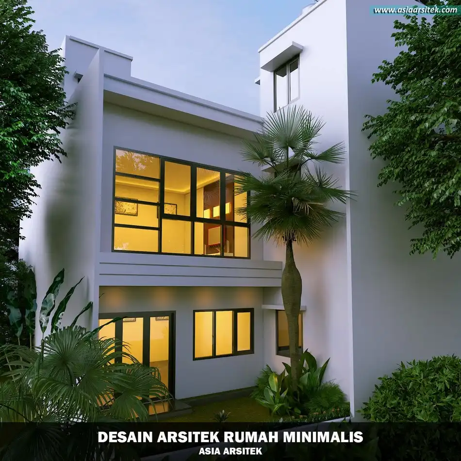 Desain Rumah Industrial Minimalis Jakarta Selatan