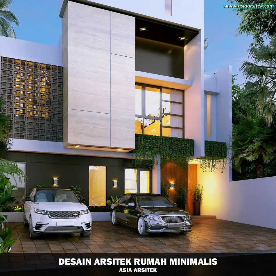 Desain Rumah Industrial Minimalis Jakarta Selatan