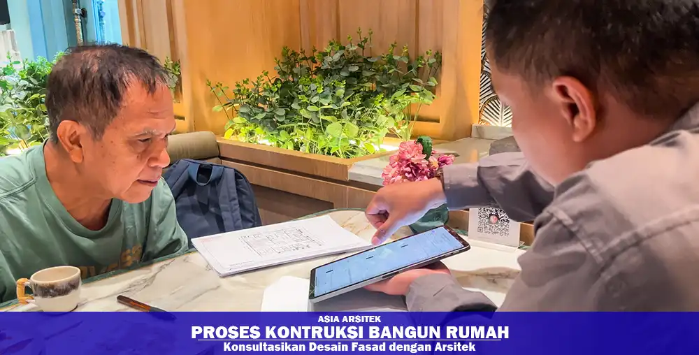desain fasad rumah Tangerang