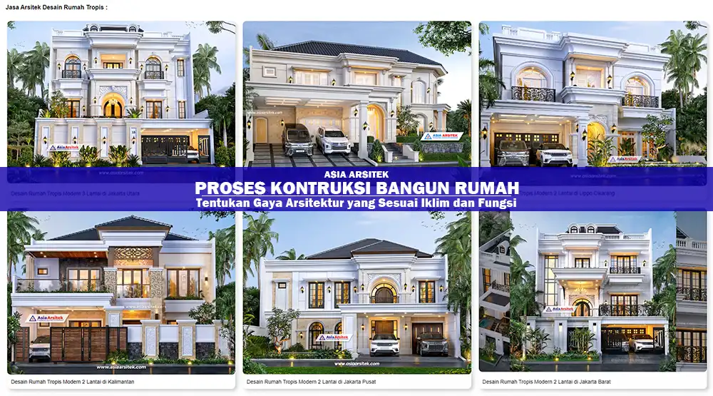 desain fasad rumah Tangerang