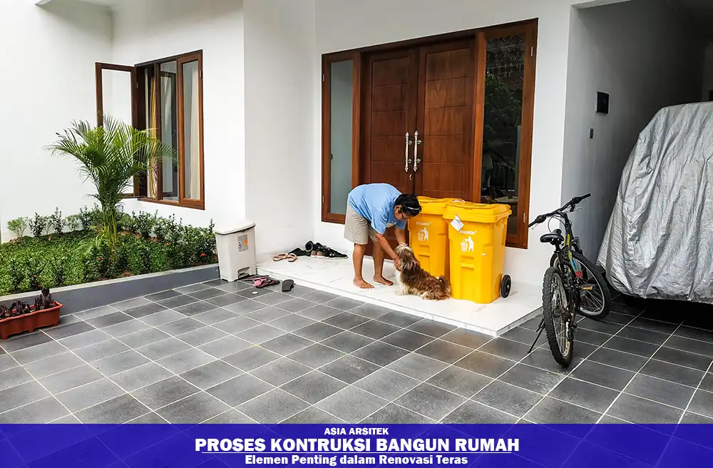 renovasi teras rumah lama di Tangerang