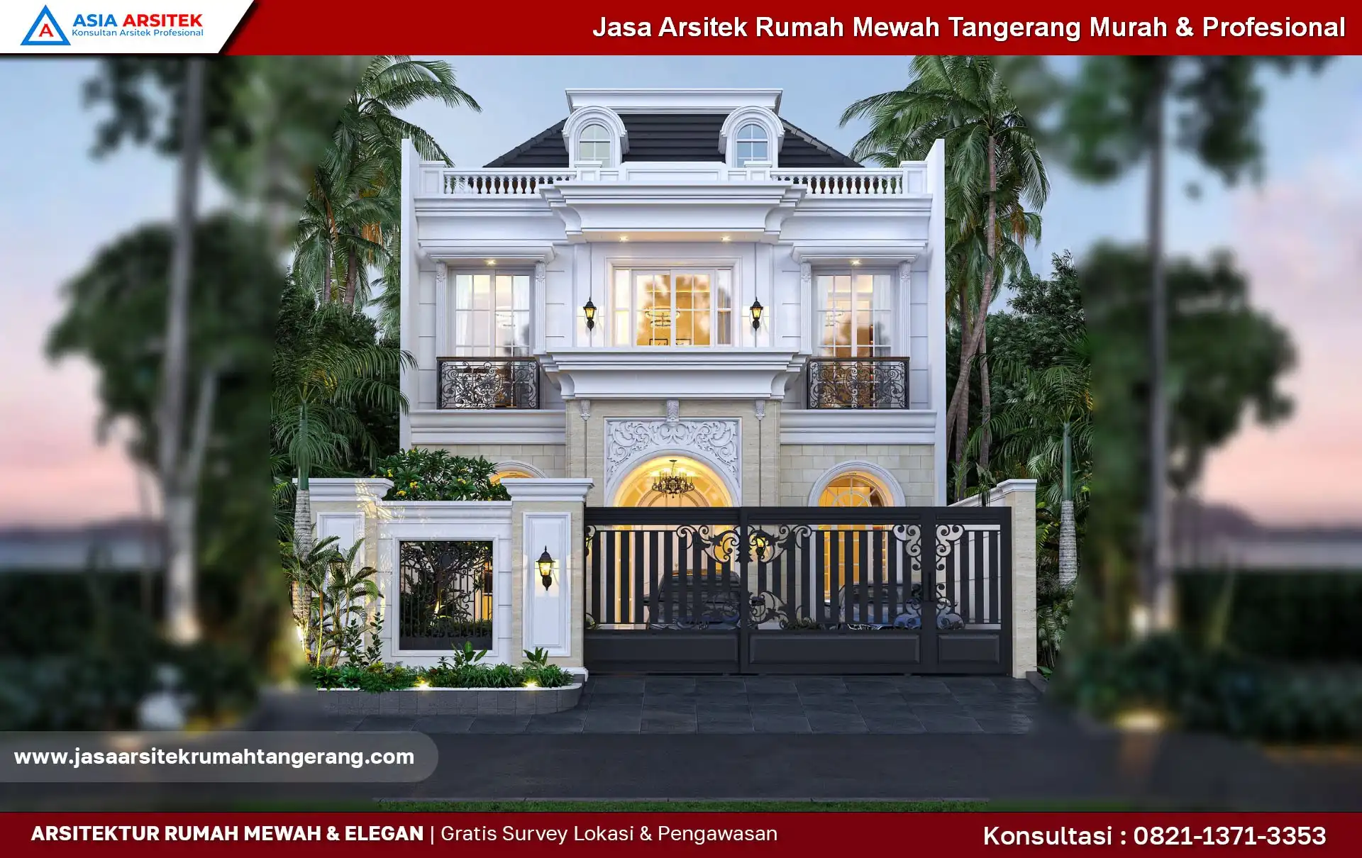 Jasa Arsitek Rumah Mewah Tangerang Murah & Profesional