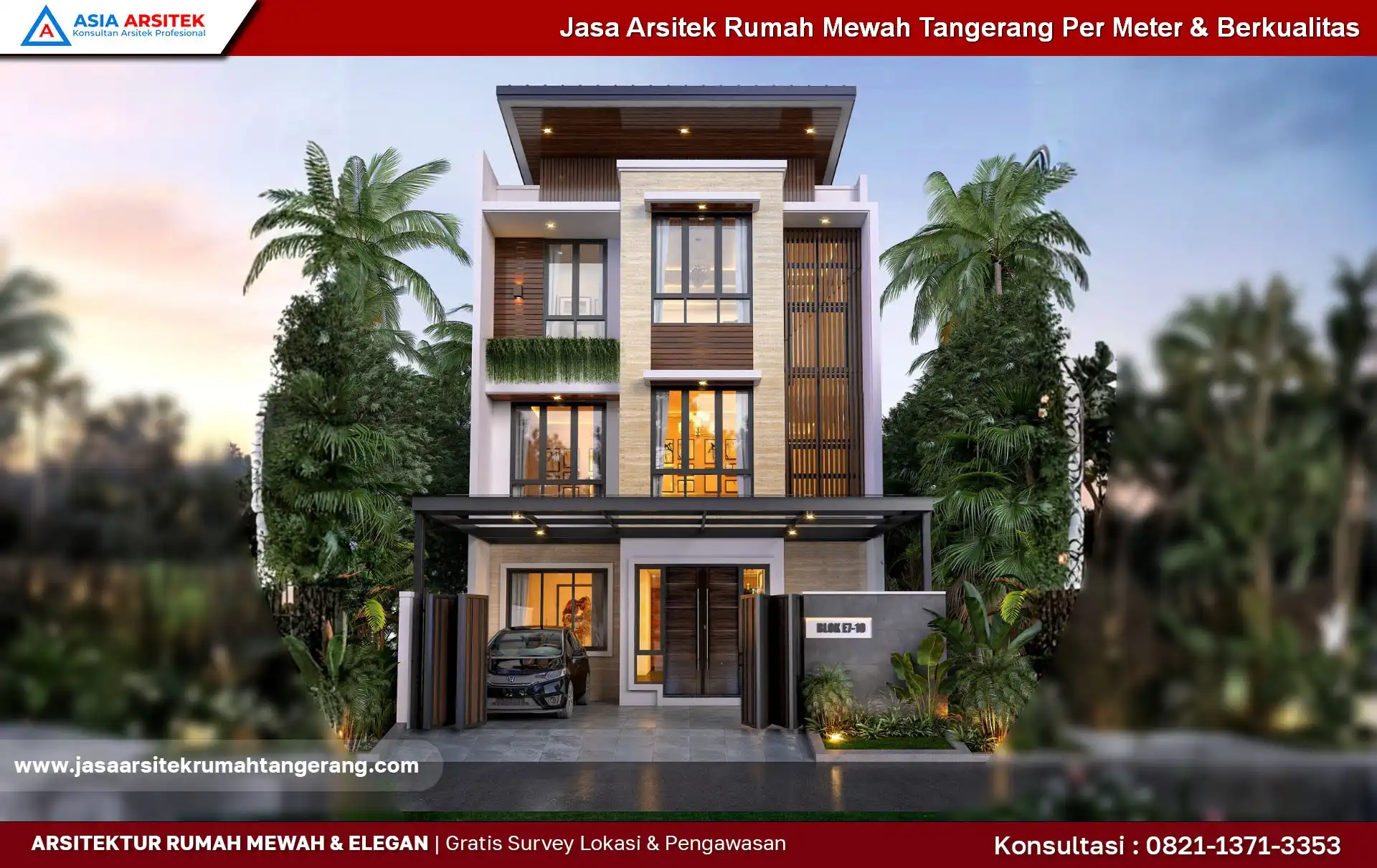 Jasa Arsitek Rumah Mewah Tangerang Per Meter & Berkualitas