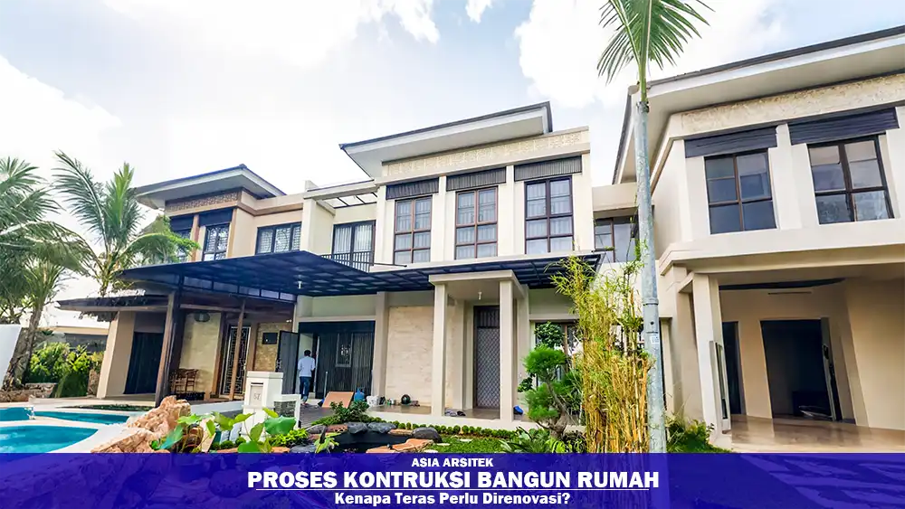 renovasi teras rumah lama di Tangerang