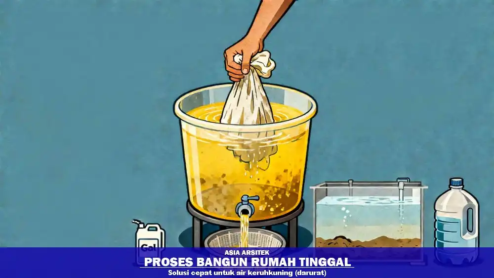 Cara Mengatasi Air Tanah Kotor atau Kuning di Wilayah Tangerang 