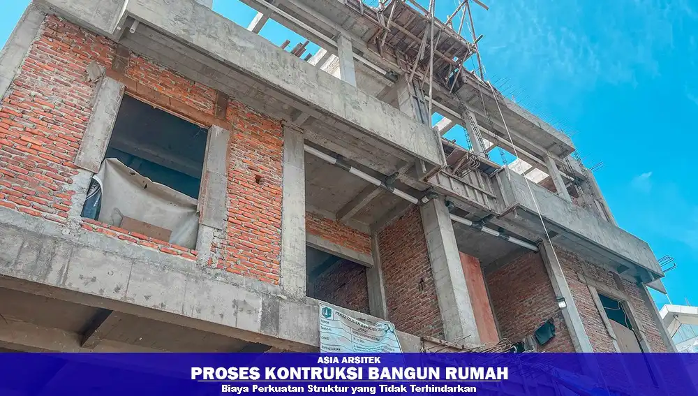 salah perhitungan struktur memicu perkuatan bangunan