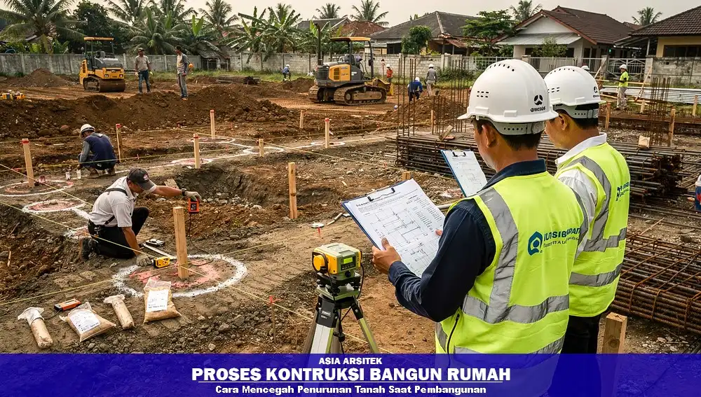 pencegahan penurunan tanah rumah