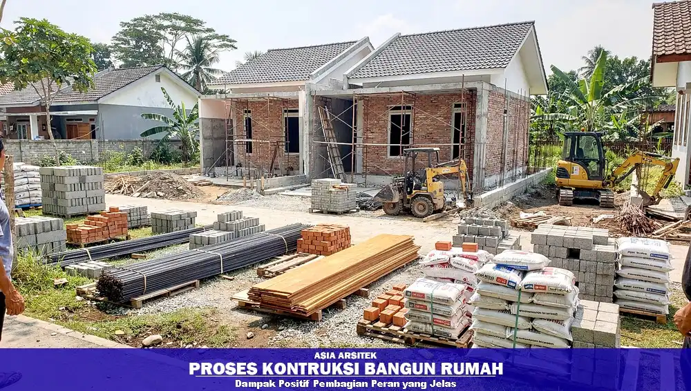 hasil pembagian peran arsitek kontraktor yang jelas