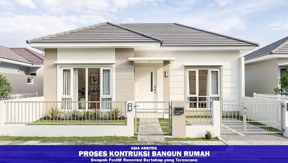 Hasil renovasi bertahap rumah KPR di Tangerang