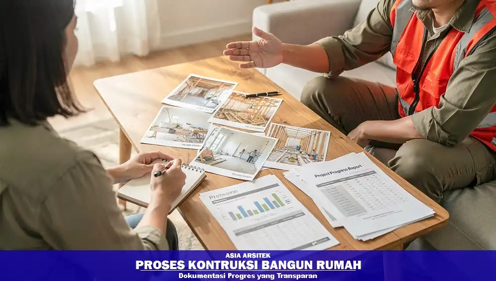 dokumentasi progres proyek transparan