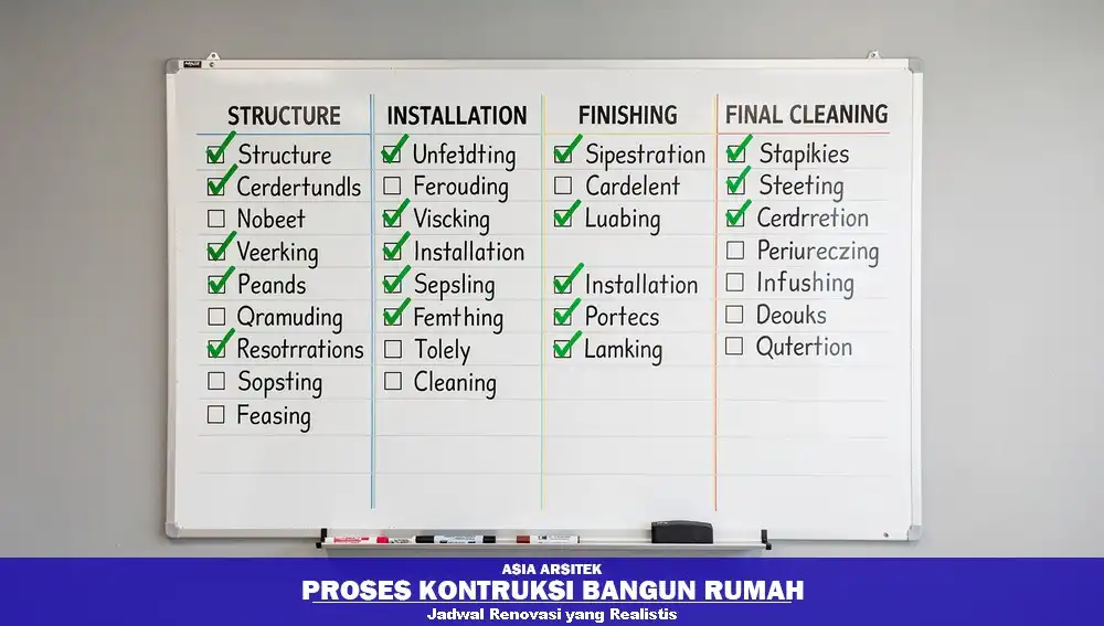 jadwal renovasi rumah
