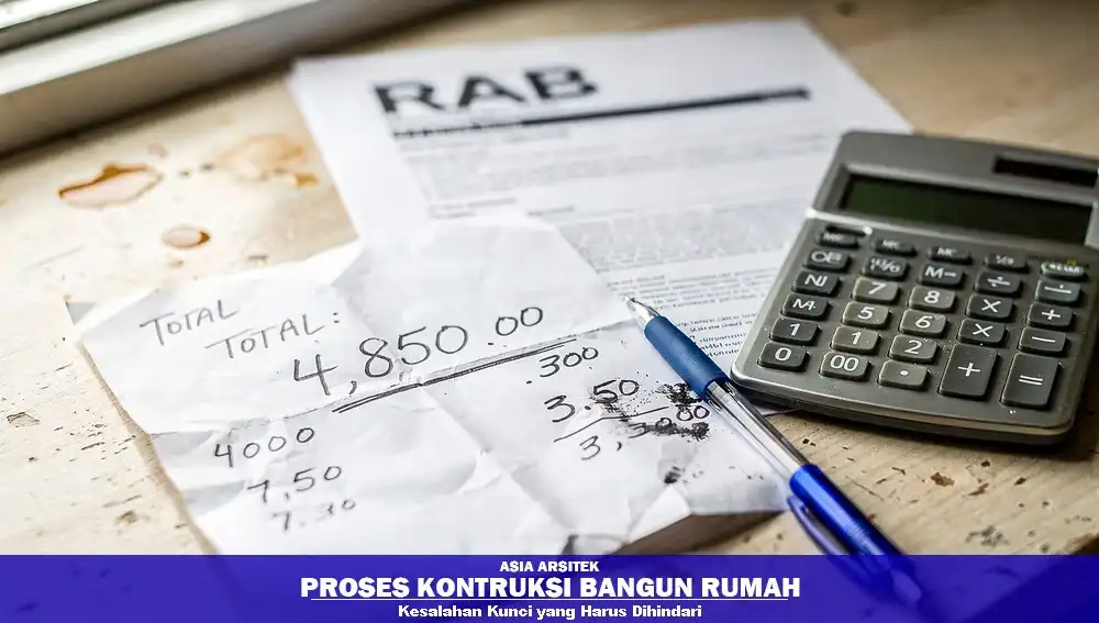Kesalahan estimasi biaya yang menyebabkan overbudget bangun rumah