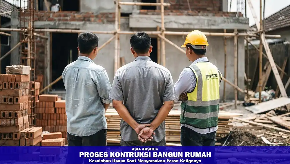 kesalahan memahami peran arsitek kontraktor