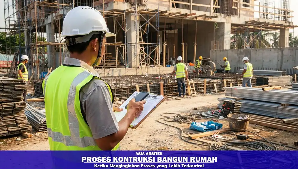 Manajemen proyek pembangunan rumah Tangerang