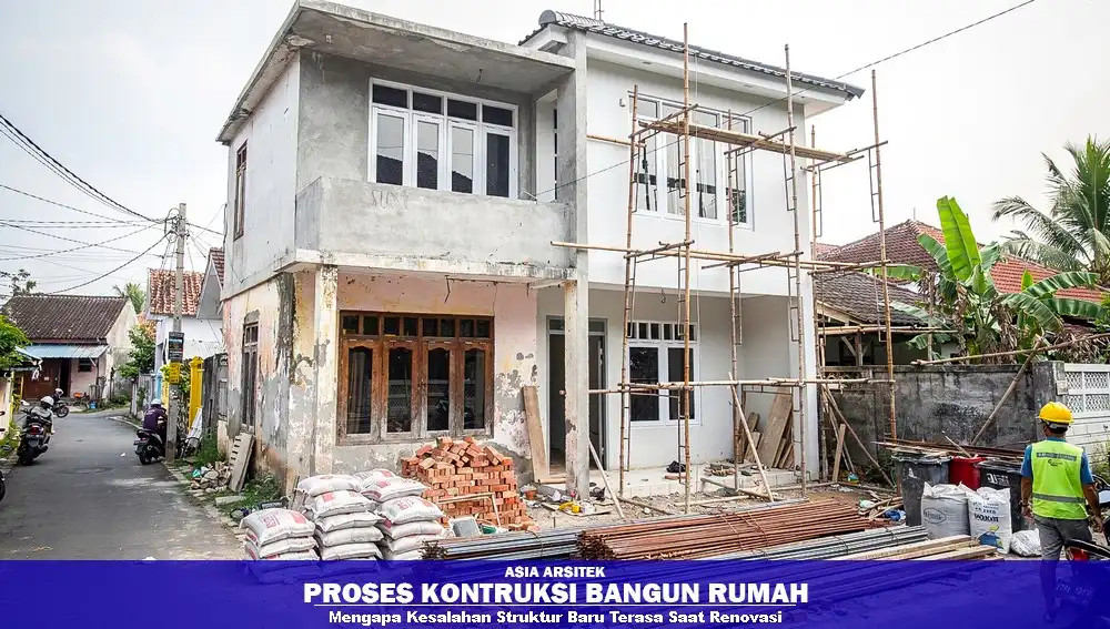 salah perhitungan struktur saat renovasi