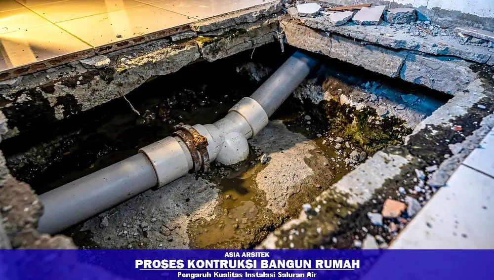 kesalahan instalasi bau saluran air