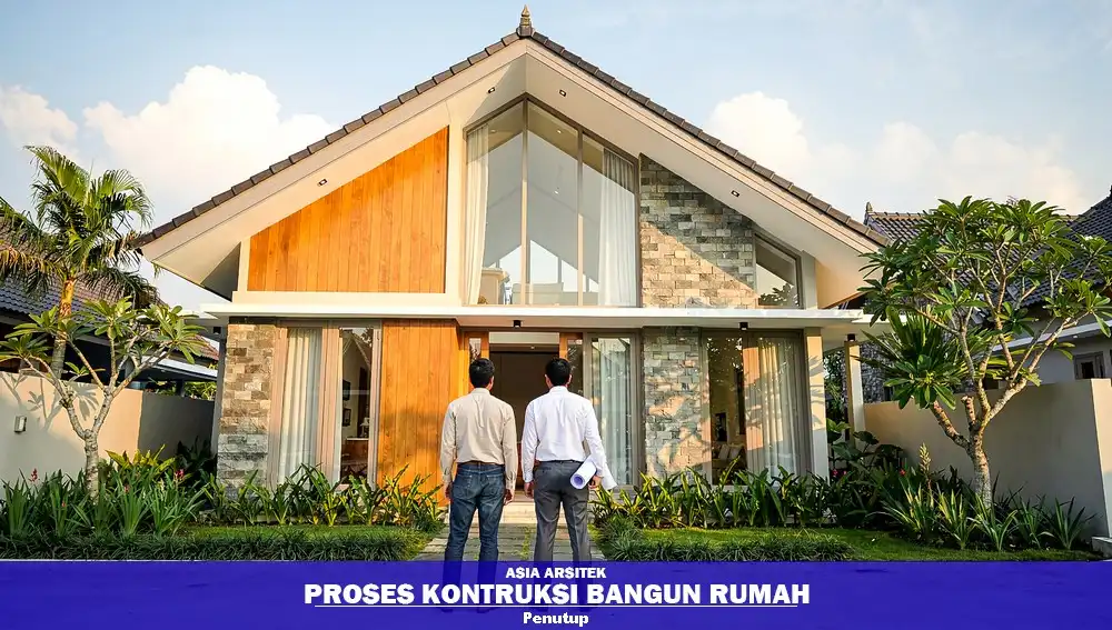 rumah hasil peran arsitek kontraktor profesional