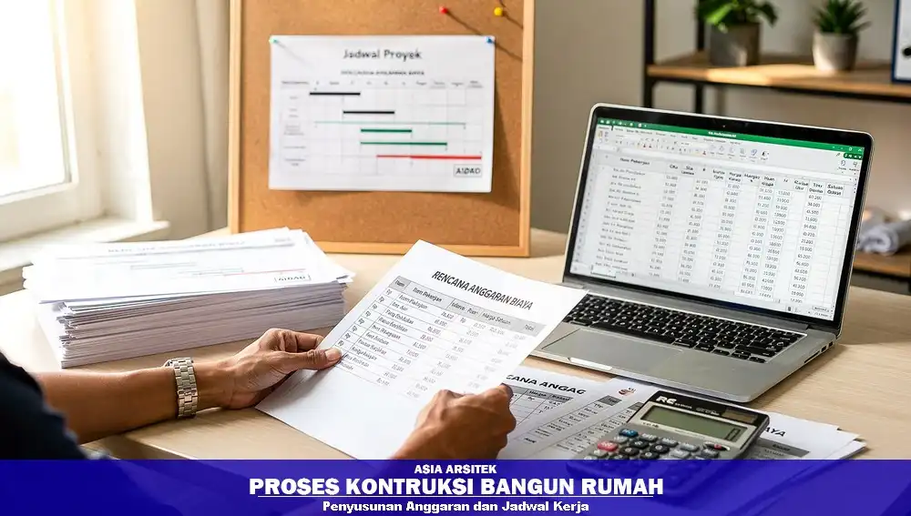 rencana anggaran biaya urutan bangun rumah