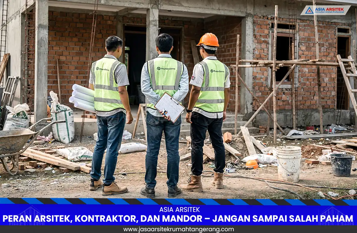 peran arsitek kontraktor dalam proyek rumah